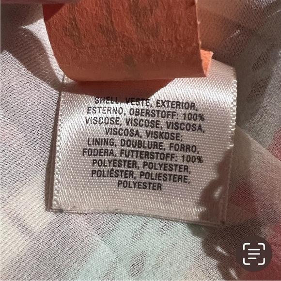 Anthropologie HD in Paris Elsie Tank Watercolor Size 8 - Picture 11 of 13